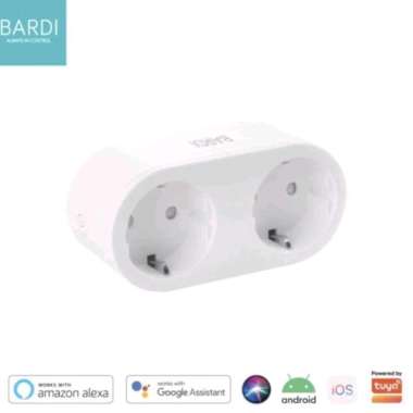 BARDI SMART PLUG DUAL WIFI - STOP KONTAK COLOKAN SMART HOME
