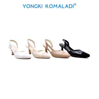 [ ORIGINAL ] YONGKI KOMALADI EMERSON HEELS OL-YSL7060-23 LADIES 36 PUTIH