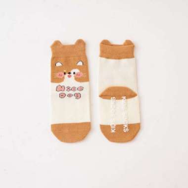 OEM ONE-P605 Kaos Kaki Anak Perempuan Unisex Motif Animal Lucu Anti Slip Baby Socks / Kaos Kaki Pend
