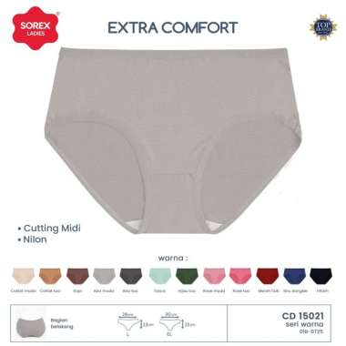 Sorex CD Wanita Extra Comfort Cutting Midi Pori Pori CD 15021 EL
