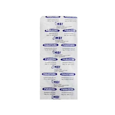 PARACETAMOL MEF 500 MG STRIP 10 TABLET