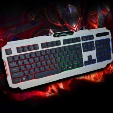 KEYBOARD GAMING WARWOLF K2 - Backlight, Water Resistant