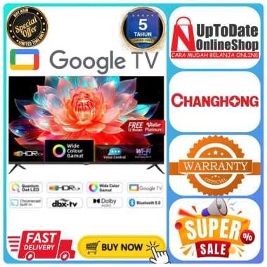 CHANGHONG QLED TV 32 INCH HD GOOGLE SMART TV DIGITAL TV (L32QCN1) GOOGLE TV CHANGHONG