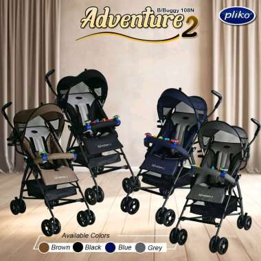 Stroller Buggy Pliko 108 Adventure2 brown