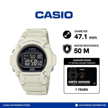 Jam Tangan Unisex Casio W-219HC-8BVDF