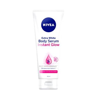 Promo Harga Nivea Body Serum Extra White Instant Glow SPF 33 180 ml - Blibli