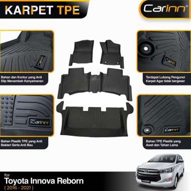 Carinn Karpet 3D Toyota Innova Reborn 2016-On