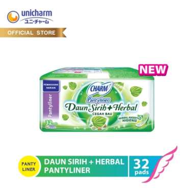 Charm Pantyliner Daun Sirih+ Herbal [32s]