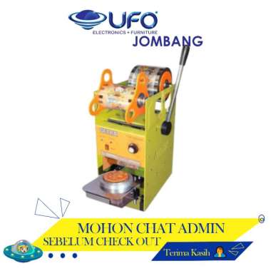 SCD8 GETRA Cup Sealer Mesin Press Lid
