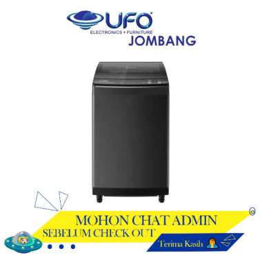 ESM1050XTSA Sharp Mesin Cuci 1 Tabung Megamouth Series kAPASITAS 10,5 KG