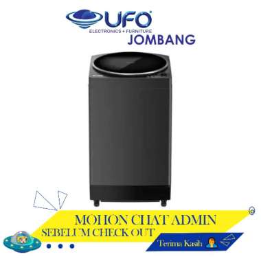 ESM1209TSA Sharp Mesin Cuci 1 Tabung Top Loading Megamouth Series Kapasitas 12 KG