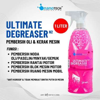 ULTIMATE DEGREASER 1L - nanoTECH PROTECTION - PEMBERSIH MESIN MOBIL MOTOR - ENGINE CLEANER - ENGINE