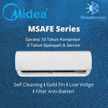 AC Midea Low Watt 1/2 PK R32 MSAFE05CRN2 / MSAFE 05 CRN2