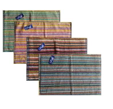 Paket 4 Pcs Keset Handuk Motif Diamond Tebal Premium Ukuran 40x55 Cm Tebal Gramasi 825 Gsm