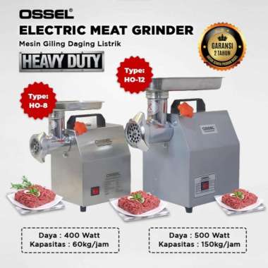 TERMURAH GILING DAGING LISTRIK HO8 Ossel Gilingan Daging Listrik + Cetak Sosis Mesin gilingan daging