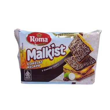 Promo Harga Roma Malkist Cokelat Kelapa 95 gr - Blibli