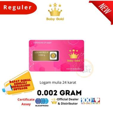 EMAS MINI BABYGOLD LAMINATING 0.002 GRAM LOGAM MULIA