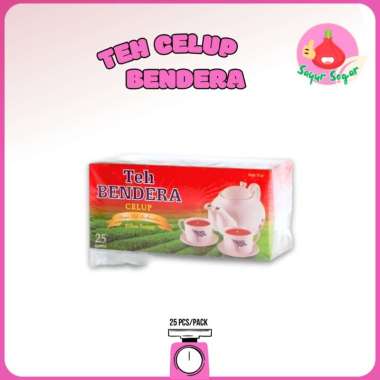 Sayur Segar - Teh Celup Bendera/Tea isi 25 pcs