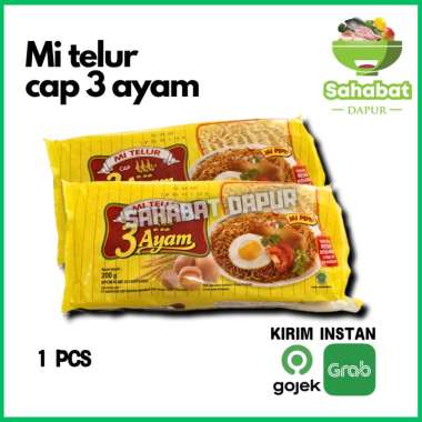 Mie Telur cap 3 ayam - SAHABATdapur Mie Keriting
