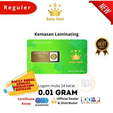 EMAS MINI BABYGOLD LAMINATING 0.01 GRAM LOGAM MULIA
