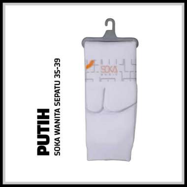 Kaos Kaki Wanita SOKA Putih