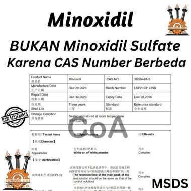 Pure 10gr Minoxidil Powder Bubuk Penumbuh Rambut Solusi Kebotakan