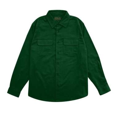 3Second Men's Seth Long Sleeve Corduroy Shirt C040923 Green M