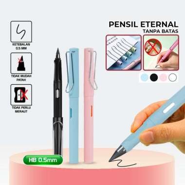 OEM SK-A77 Pensil Eternal Tanpa Batas HB 0.5mm Tanpa Rautan dengan Penghapus Praktis / Eternal Penci