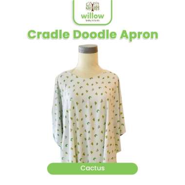 Apron Menyusui - Cradle Doodle Apron Cactus