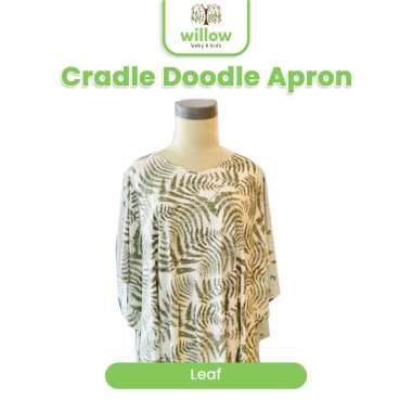 Apron Menyusui - Cradle Doodle Apron Leaf