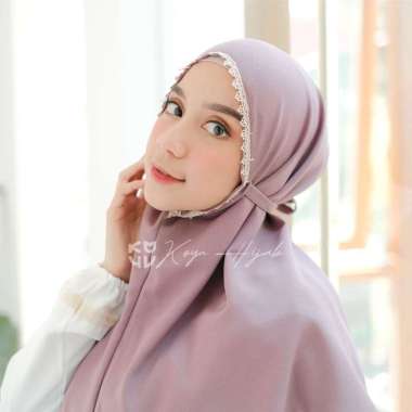 Koyu Hijab Instan Bergo Queen Lace BEAUTY PINK