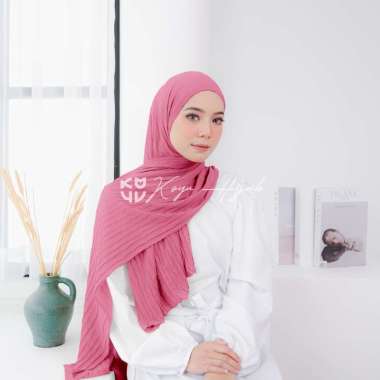 Koyu Pasmina Ceruti Plisket New Rice Plants PINKLAVA