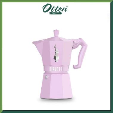Bialetti - Mokapot Moka Exclusive Pink - Mokapot 6 Cups - Alat Seduh Kopi Manual