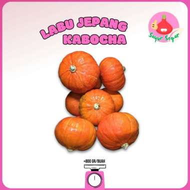 Sayur Segar - Labu Kabocha/Jepang/Parang/Pumpkin 1 Buah