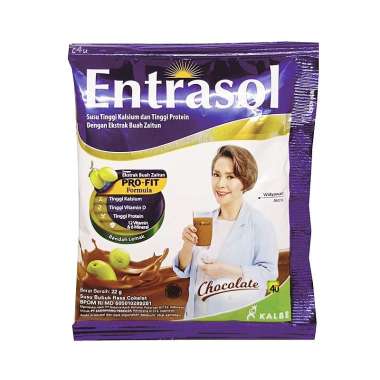 ENTRASOL - Susu Bubuk dgn Ekstrak Zaitun - 1 sachet CHOCOLATE