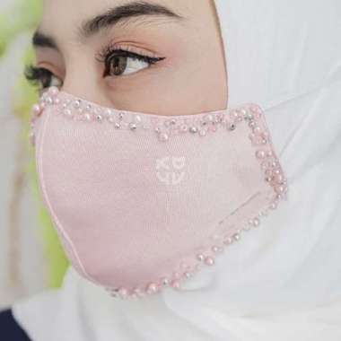 Koyu Hijab Masker Kode Luxury Aqila Best Seller Headloop PINK headloop