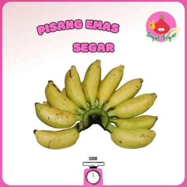 Sayur Segar - Pisang Emas/Golden Bananas 1 Sisir