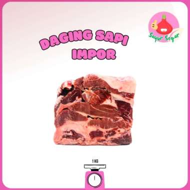 Sayur Segar - Daging sapi Impor Frozen 1 kg / Beef
