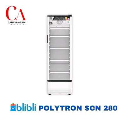 SHOWCASE POLYTRON 5 RAK 280 LITER SCN 280SCN280