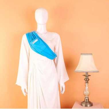 *MyBabyLand* Gendongan Kaos GEKO Geos Ekonomis SOLID By Mere Et Moi |Gendongan Bayi Size-XL Sky Blue