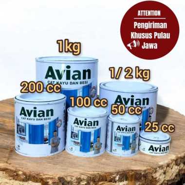 Cat Kayu Avian 50 cc / Cat Besi /Cat Minyak/Cat Avian High Gloss Ename Candy brown