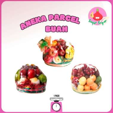 Parcel Buah Hampers Parcel Hantaran - Bawangbagus 6 jenis Buah +
