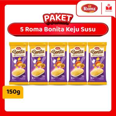 Paket 5 Roma Bonita Keju Susu