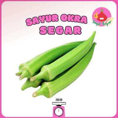 Sayur Okra/Okra Hijau 250gram - Bawangbagus