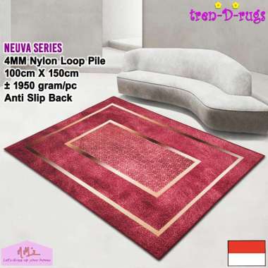 Tren-D-rugs Karpet alas lantai permadani bulu kamar tidur ruang tamu motif klasik modern minimalis a