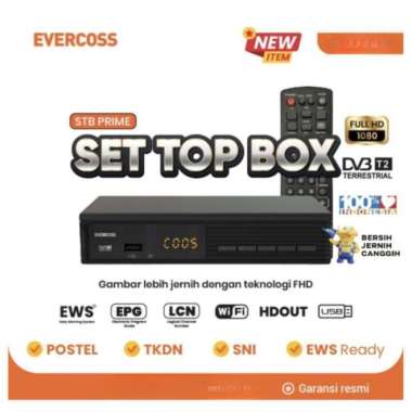 Evercoss Set Top Box Pro TV Digital Receiver Original Evercoss Box Max