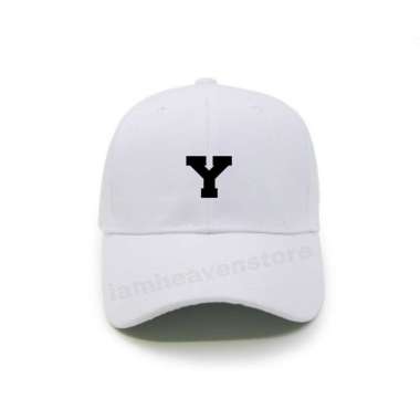 Topi Baseball Warna Putih Huruf Alfabet Inisial A B C D E F G H I J K L M N O P Q R S T U V W X Y Z 