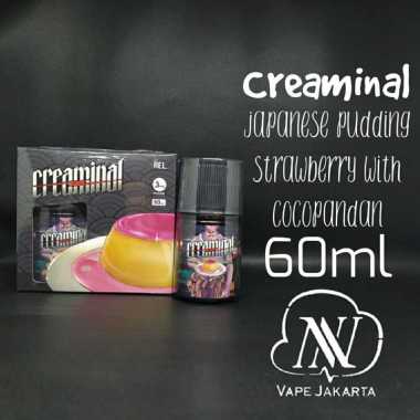 Creaminal Japanese Pudding Strawberry 60ml 6mg