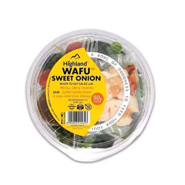 Wafu salad highland + chicken - dressing 165gr