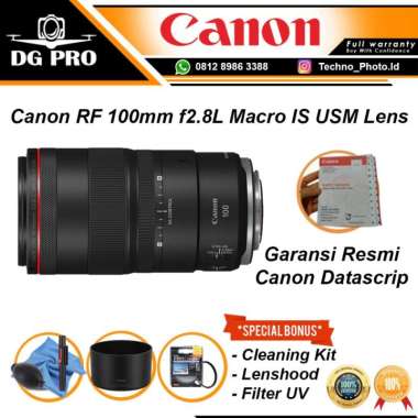 Lensa Canon RF 100mm f2.8L Macro IS USM Lens Original